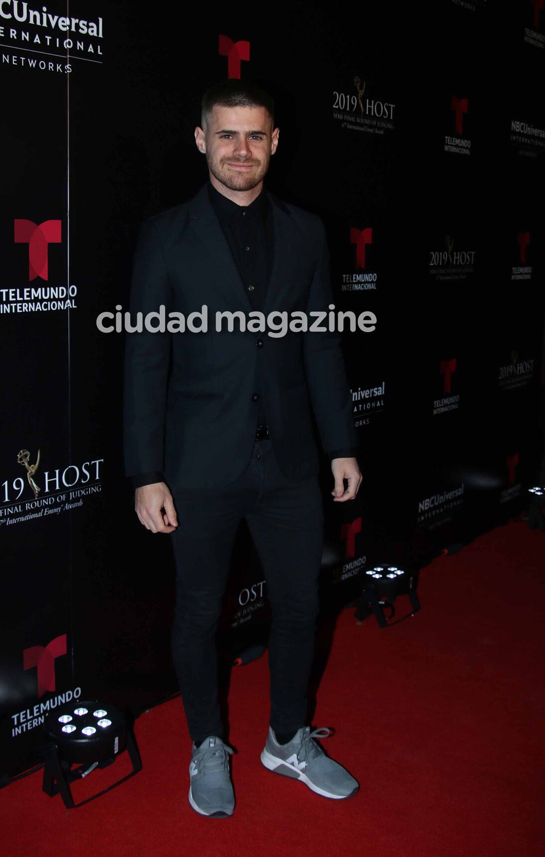 Gastón Soffritti, en la Gala de votación de los Emmy Internacionales (Foto: Movilpress)