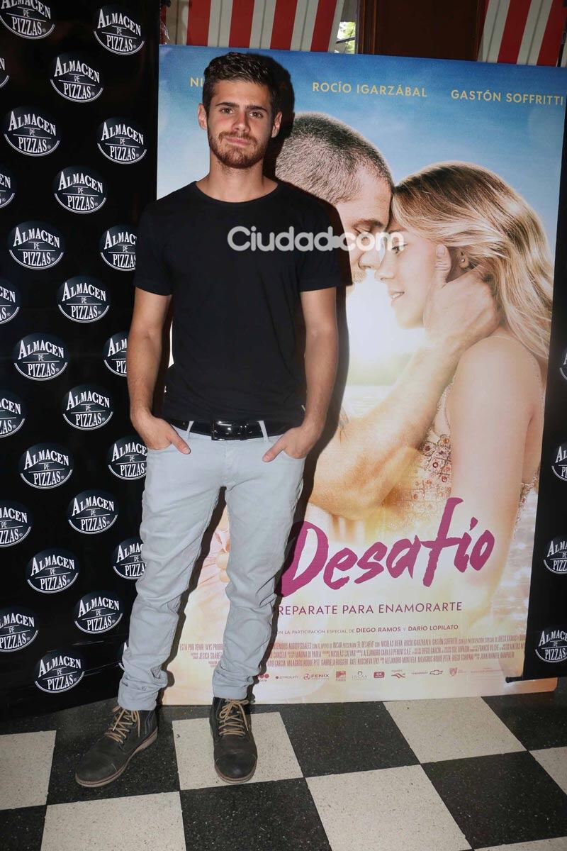 Gastón Soffritti en la presentación de El Desafío. (Foto: Movilpress)