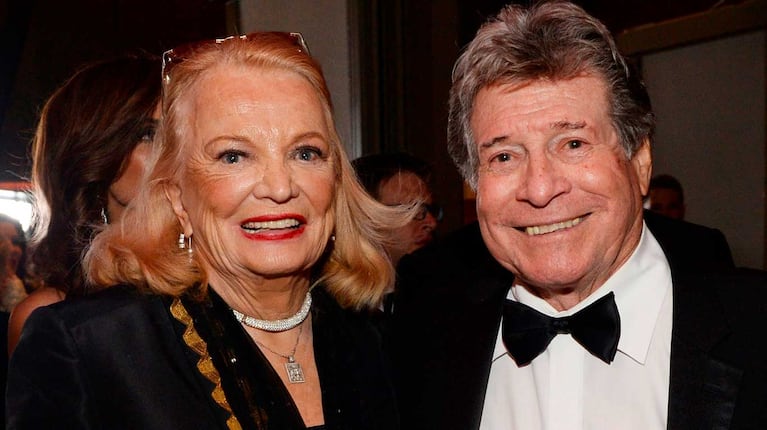 Gena Rowlands y ru marido Robert Forrest (Foto: AP)