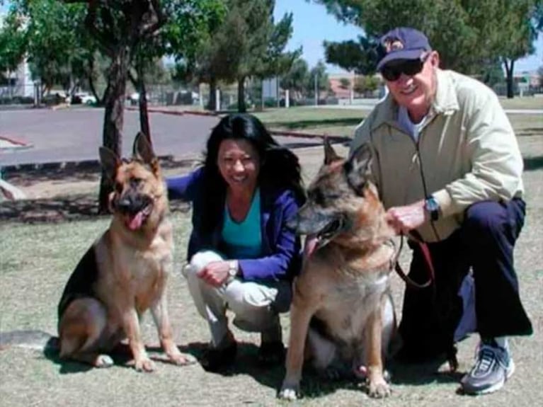 Gene Hackman, su esposa Betsy y sus mascotas (Foto: TMZ)