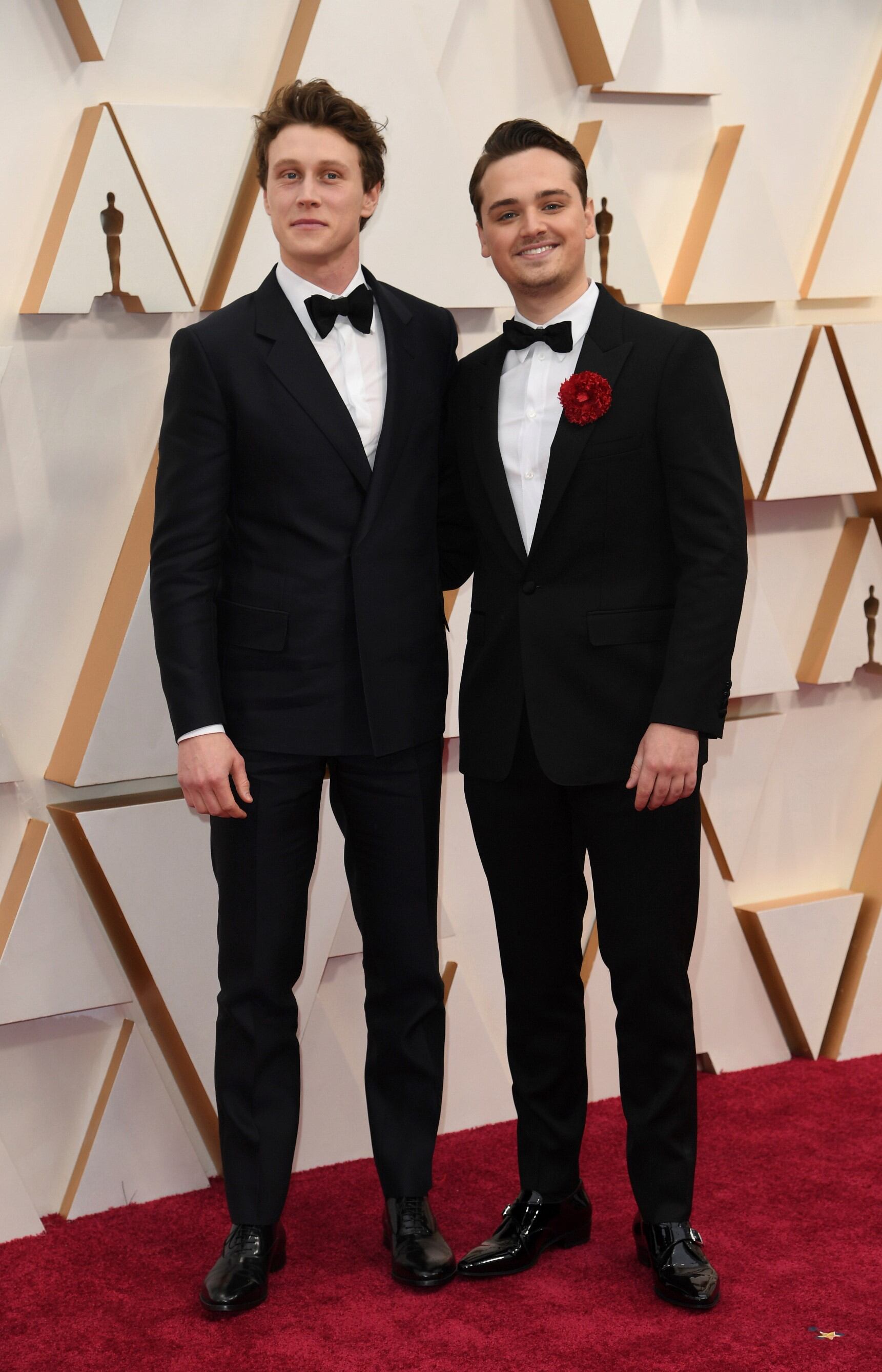 George MacKay y Dean Charles Chapman. AP