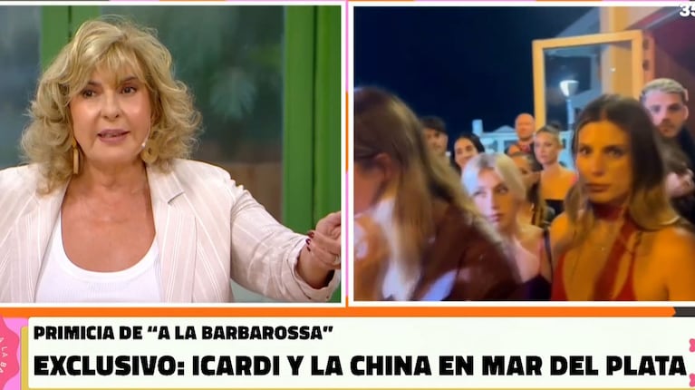 Georgina Barbarossa retó en vivo a Nancy Pazos por un desubicado comentario sobre China Suárez y Mauro Icardi