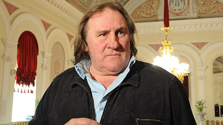 Gérard Depardieu fue lapidario con la televisión argentina. Foto: Web