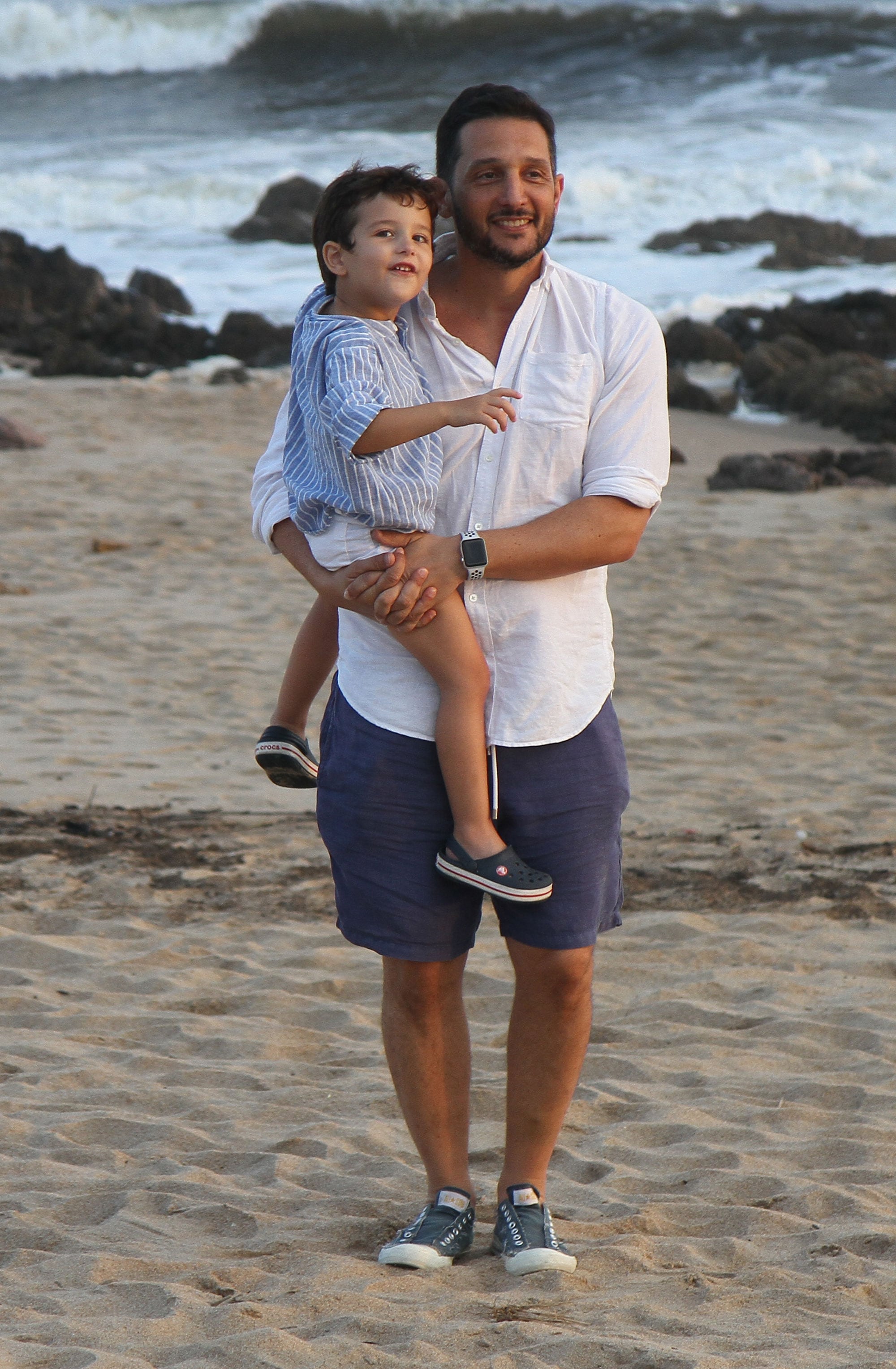 Germán Paoloski y los mejores looks playeros de los famosos en Punta del Este. (Foto: GM Press)