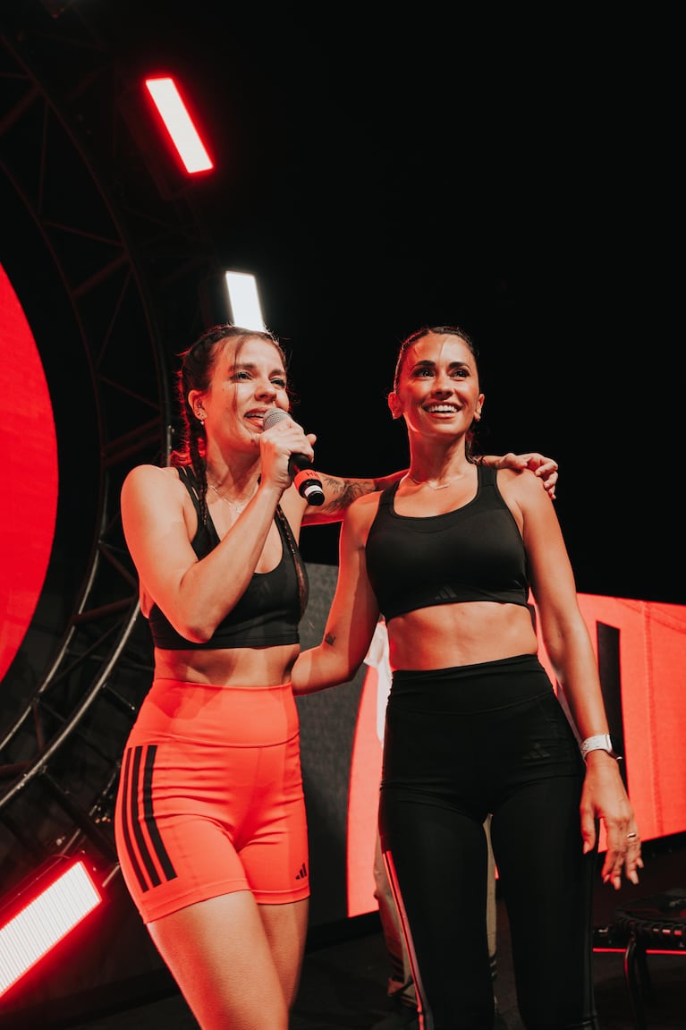 Gime Accardi y Antonela Roccuzzo. Foto: prensa