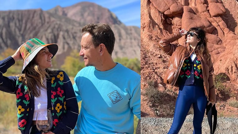 Gimena Accardi y Nicolás Vázquez compartieron las fotos de su viaje al Norte.