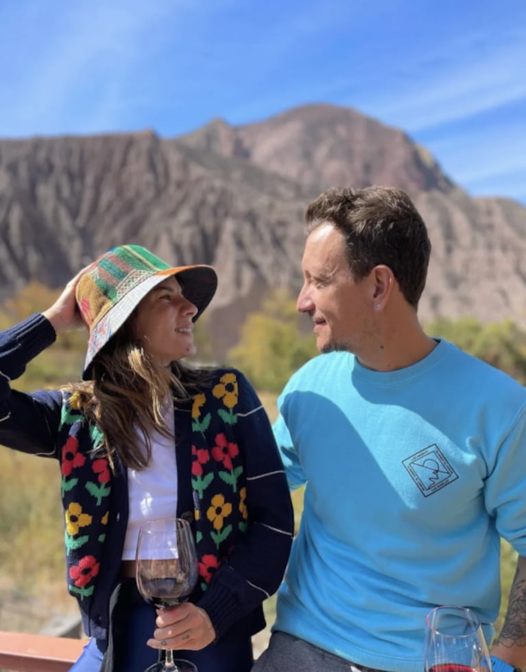 Gimena Accardi y Nicolás Vázquez compartieron las fotos de su viaje al Norte: "Salta la re linda"