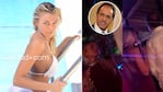 Gisela Berger, la diosa del video junto a Daniel Scioli. 