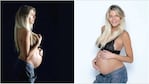 Gisela Berger reveló que aumentó tan sólo 5 kilos en su embarazo... ¡a días de dar a luz! (Fotos: revista Gente)