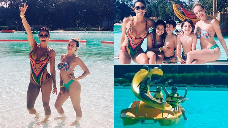 Gisela Bernal y Claudia Fernández, dos diosas divirtiéndose en la playa