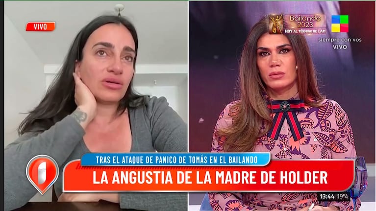 Gisela, la mamá de Tomás Holder, habló con Intrusos