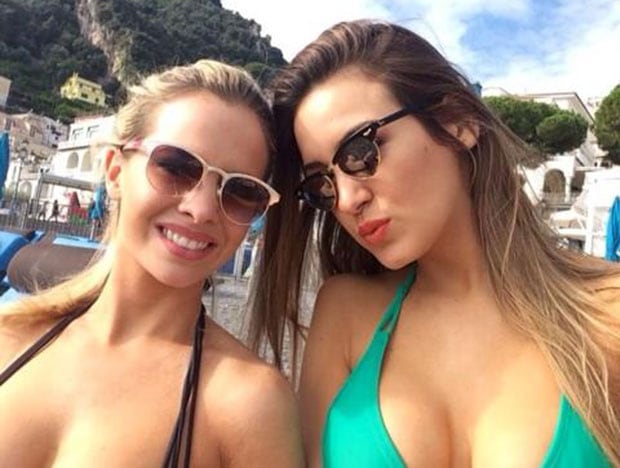 Giuliana y Alejandra Maglietti, dos bellezas argentinas en Italia. (Foto: @alemaglietti)