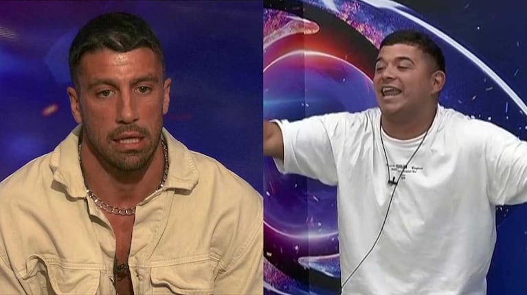 Giuliano y Brian de Gran Hermano (Fotos: capturas Telefe)