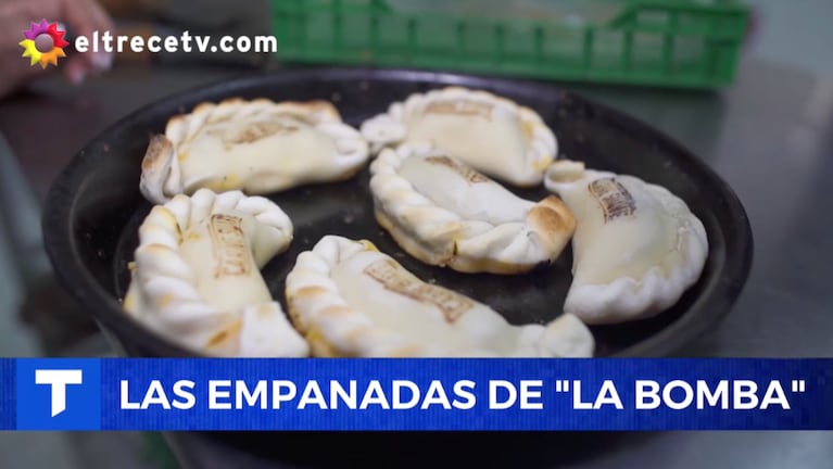 Gladys, la bomba tucumana abrió su local de empanadas caseras (Captura: Telenoche)