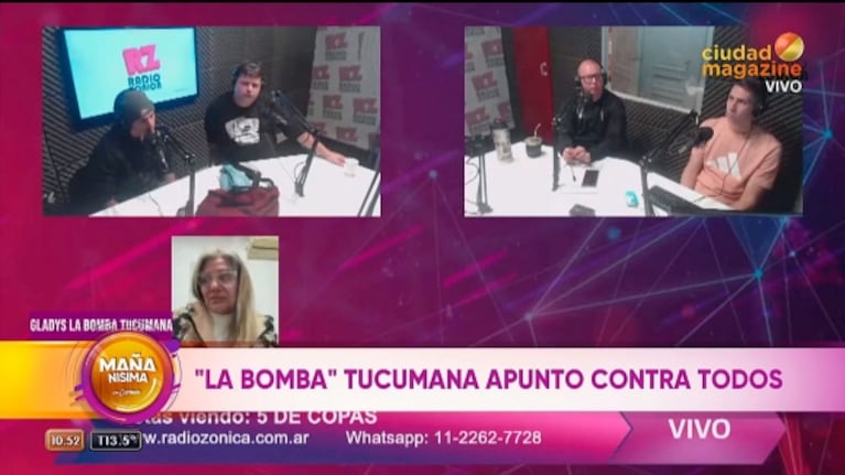 Gladys La Bomba Tucumana apuntó fuerte contra Morena Rial: "Es una traicionera"