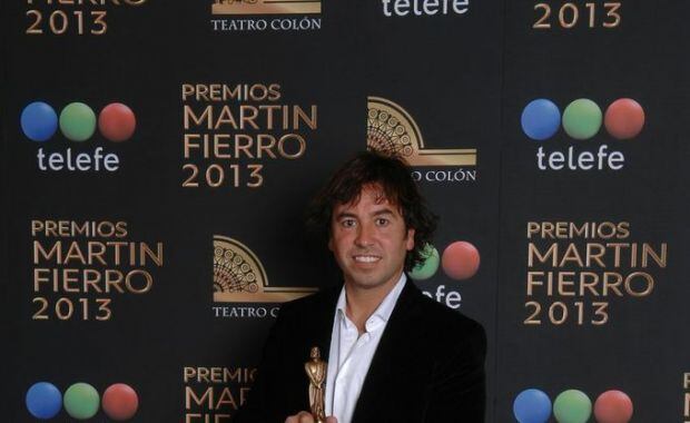 Gonzalito, con su Martín Fierro. (Foto: Telefe)