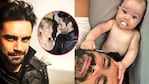 Gonzalo Heredia y una divertida selfie con su beba Alfonsina: Acá, en Punta del Oste