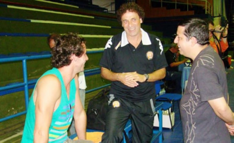 Gonzalo Valenzuela en el club Buenos Aires Unidos. (Foto: gentileza ACLAV)