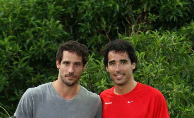 Gonzalo Valenzuela y Nacho Viale, post partidito. (Foto: Ciudad.com/Punta del Este)