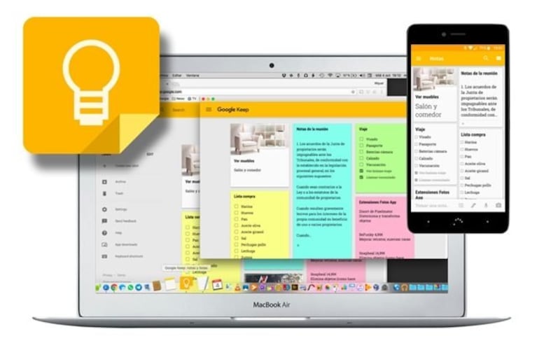 Google Keep ahora permite usar múltiples cuentas a la vez en tabletas Android.
