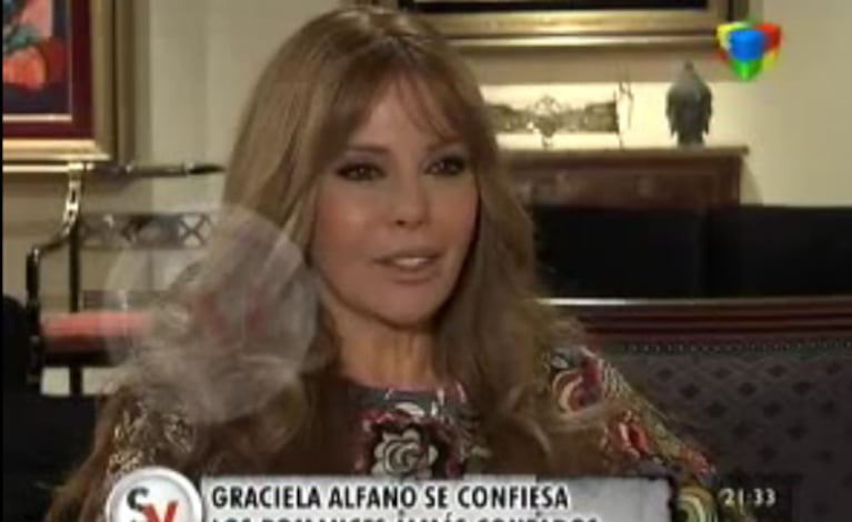 Graciela Alfano se confesó en Secretos Verdaderos. 