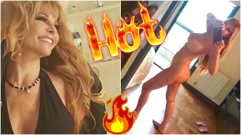 Graciela Alfano volvió a encender las redes con una foto suya totalmente desnuda (Fotos: Instagram y Twitter)