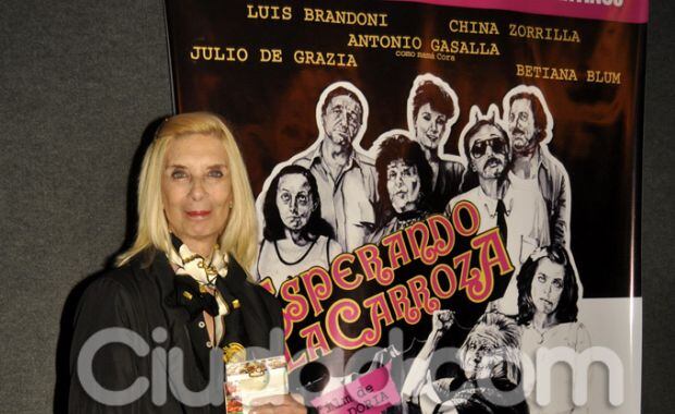 Graciela Dufau en el reestreno de Esperando la carroza. (Foto: Jennifer Rubio)