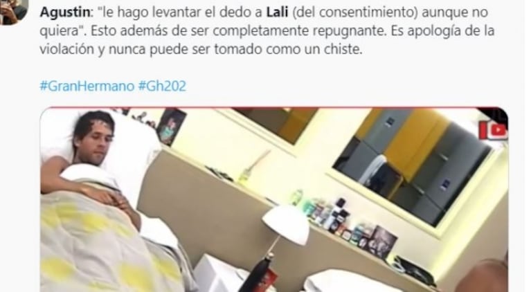 Gran Hermano 2022: Agustín hizo un repudiable comentario sobre Lali Espósito y lo destrozaron en las redes