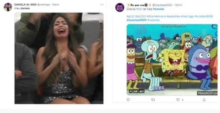 Gran Hermano 2022: Daniela fue la novena eliminada y estallaron los memes en las redes sociales