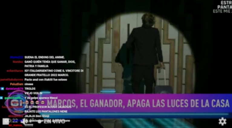 Gran Hermano 2022: el final cinematográfico de Marcos que los usuarios comparan con The Truman Show