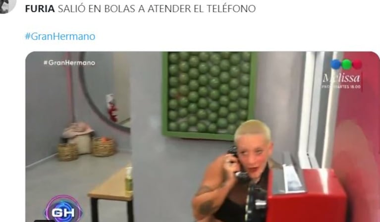 Gran Hermano 2023: Furia apareció desnuda en vivo y estallaron los memes