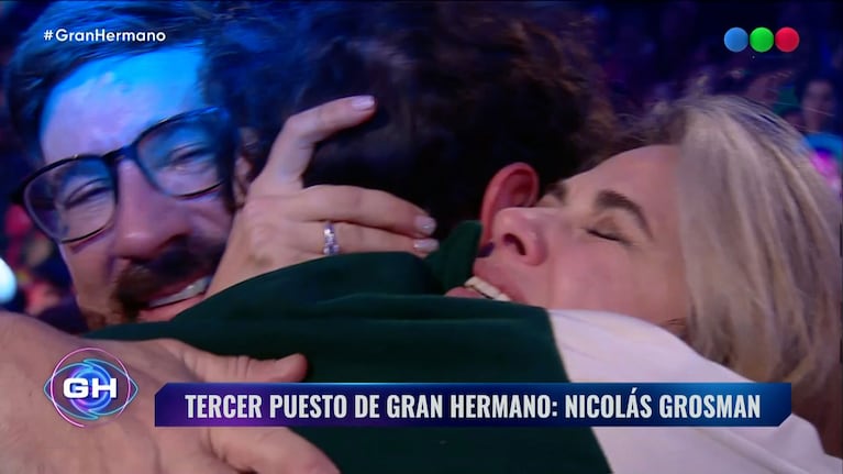 Gran Hermano 2023: qué le dijo al oído el papá de Nico Grosman a su hijo tras su emotiva salida del reality