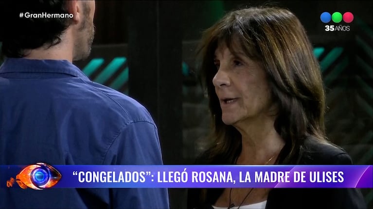 Gran Hermano: el desconsolado llanto de Ulises al reencontrarse con su mamá en el “Congelados”