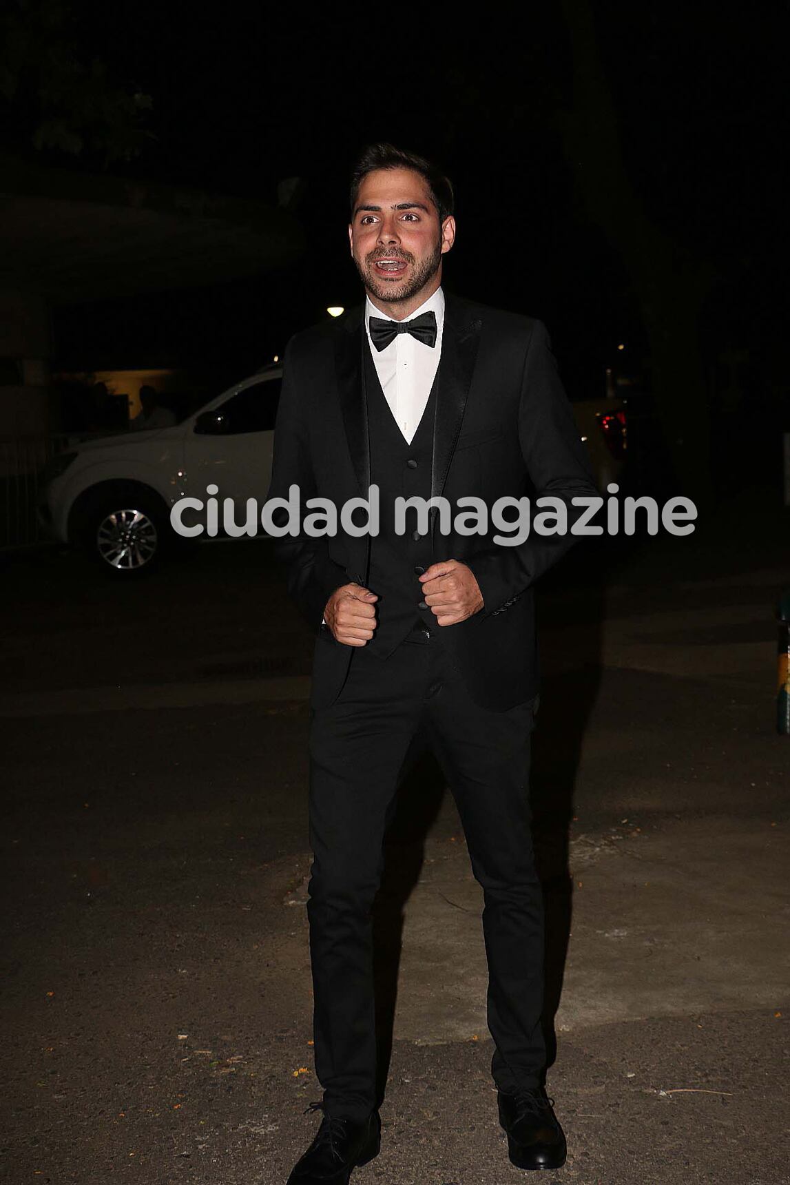 Grego Rossello en la alfombra roja de la fiesta de Gente (Fotos: Movilpress). 