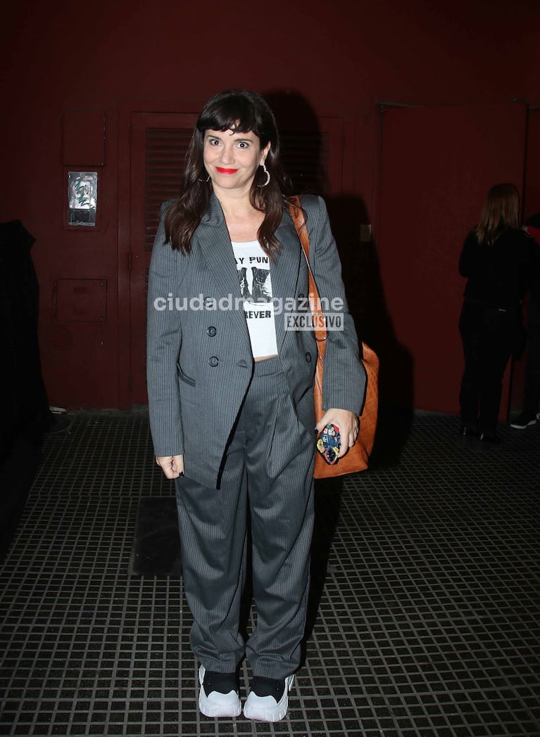 Griselda Siciliani en el teatro (Foto: Movilpress).