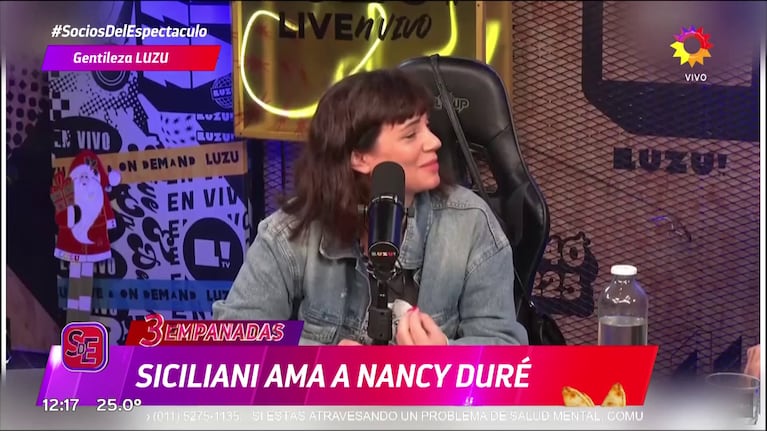 Griselda Siciliani en Luzu TV.