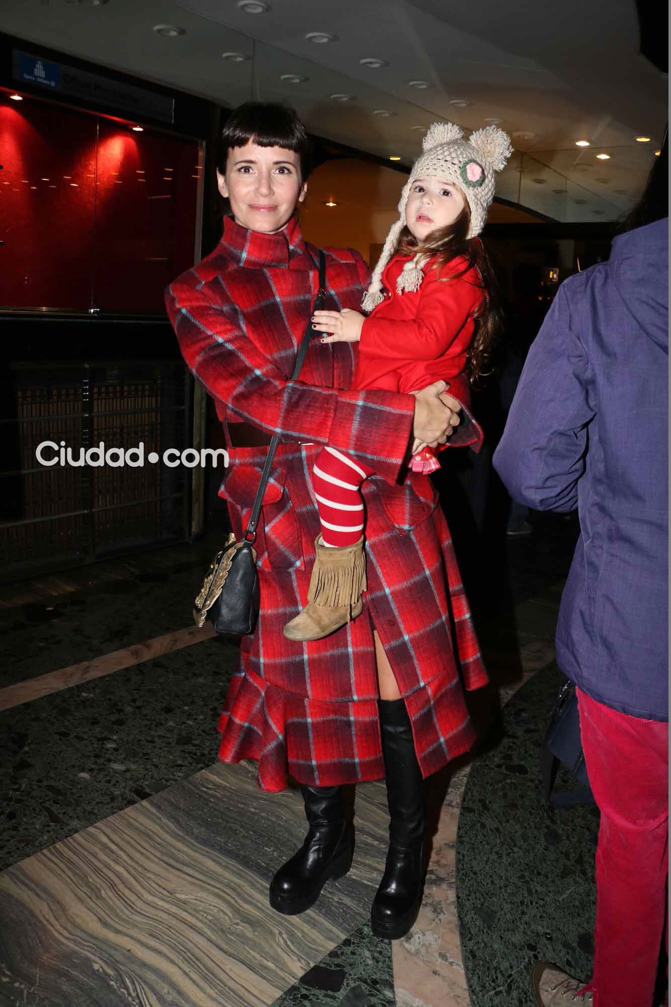 Griselda Siciliani y Margarita, en el estreno de Esperanza Mía, el musical (Foto: Movilpress)