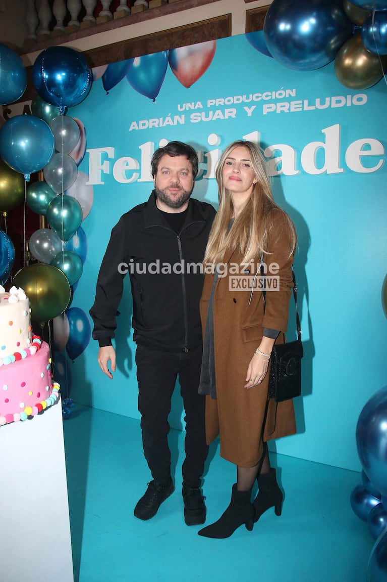 Guido Kaczka y Soledad Rodríguez en el teatro (Foto: Movilpress).