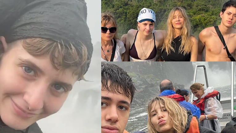 Guillermina Valdés compartió las postales más lindas de su viaje a Cataratas del Iguazú con sus hijos.