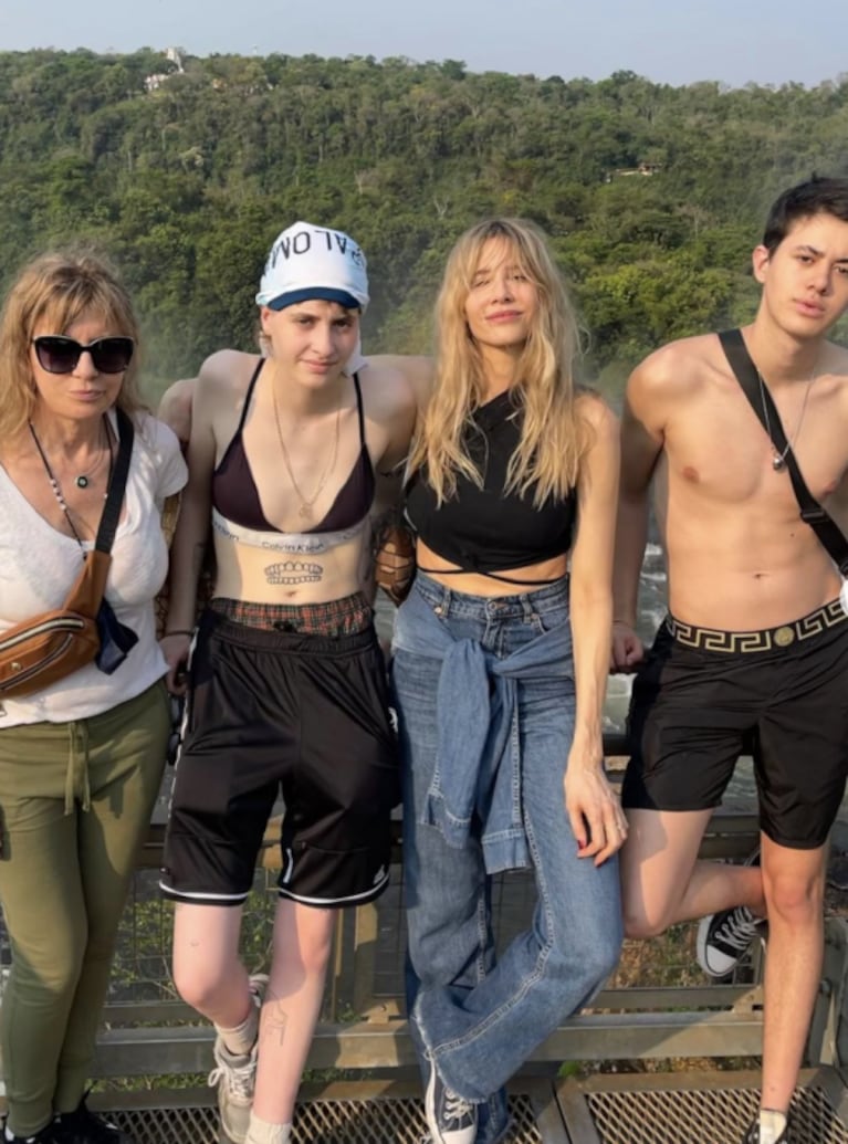 Guillermina Valdés compartió las postales más lindas de su viaje a Cataratas del Iguazú con sus hijos: "Enamorada del lugar"