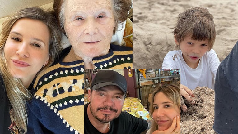 Guillermina Valdés viajó con Marcelo Tinelli y Lolo: la emotiva postal junto a su abuela desde Necochea.