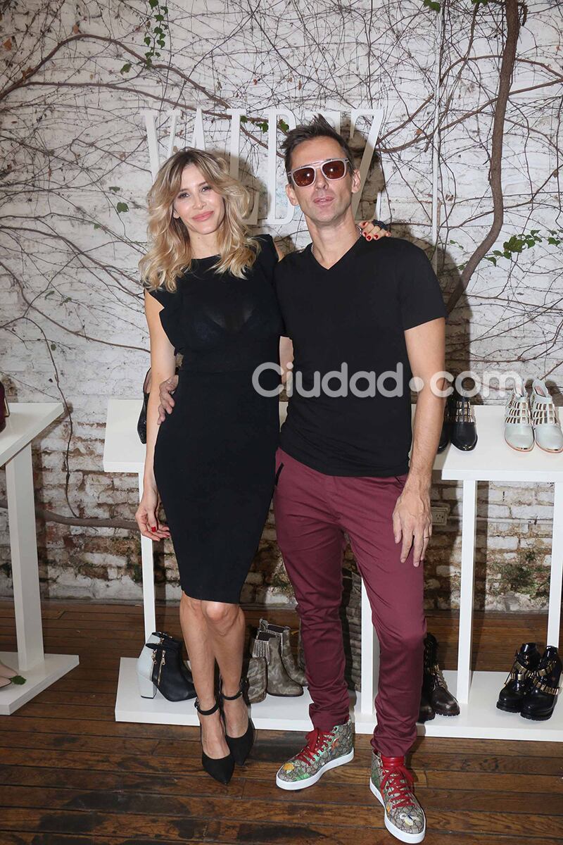 Guillermina Valdés y Fabián Paz en la presentación de la nueva colección de Valdez. (Foto: Movilpress-Ciudad.com) 