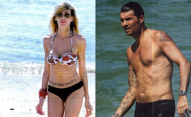 Guillermina Valdés y Marcelo Tinelli, juntos en Punta de Este. (Fotos: archivo revistas Gente y Paparazzi)