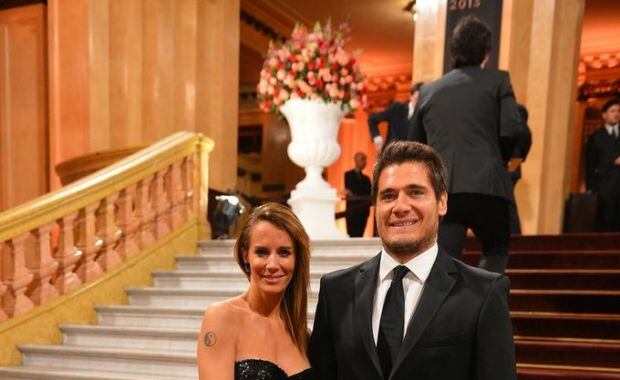 Guillermo Andino y Carolina Prat, súper elegantes. (Foto: Telefe)