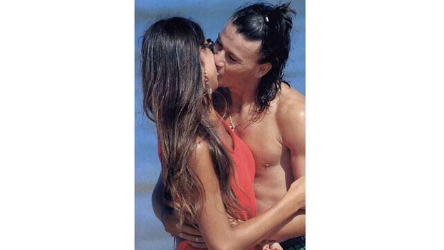 Guillermo Coria a los besos en Punta del Este