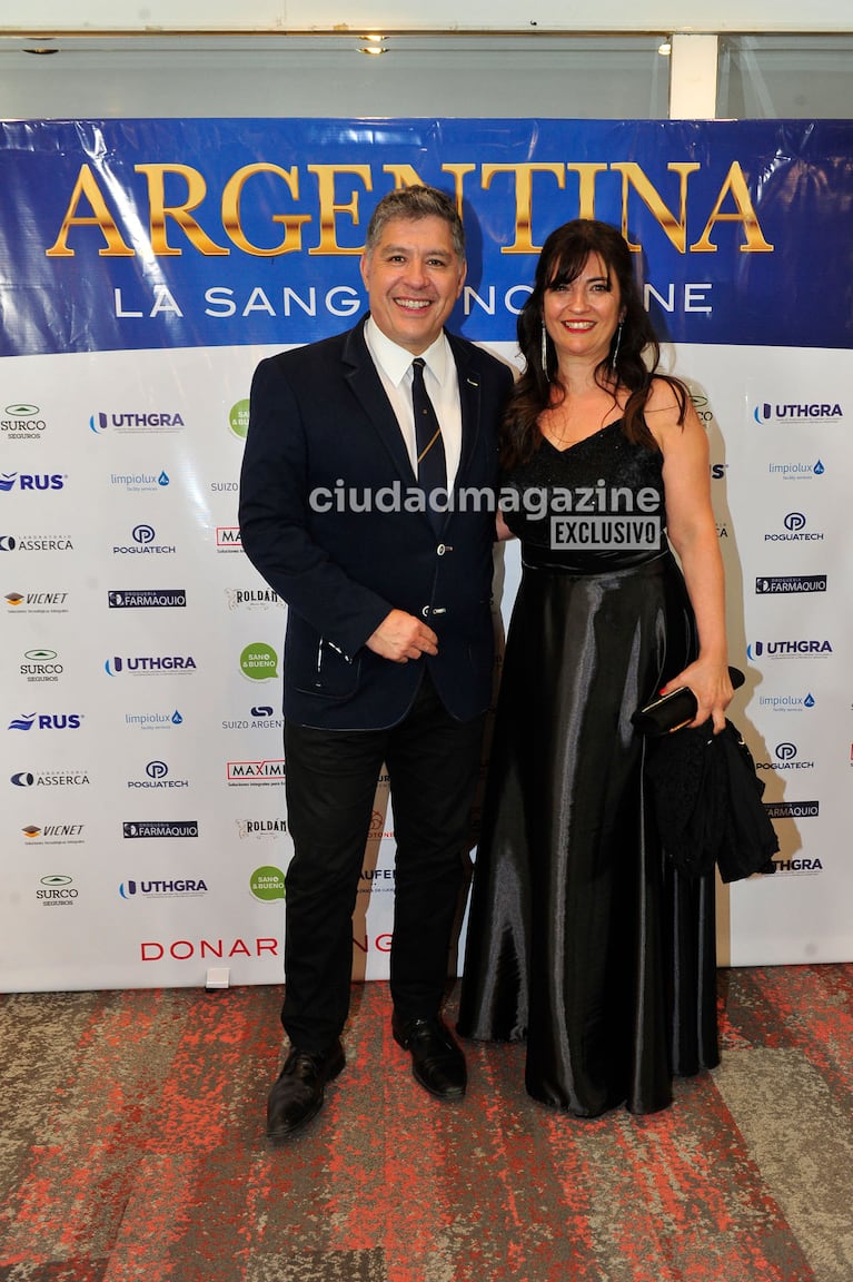 Guillermo Lobo en la cena anual "La sangre nos une" (Foto: Ramiro Souto).