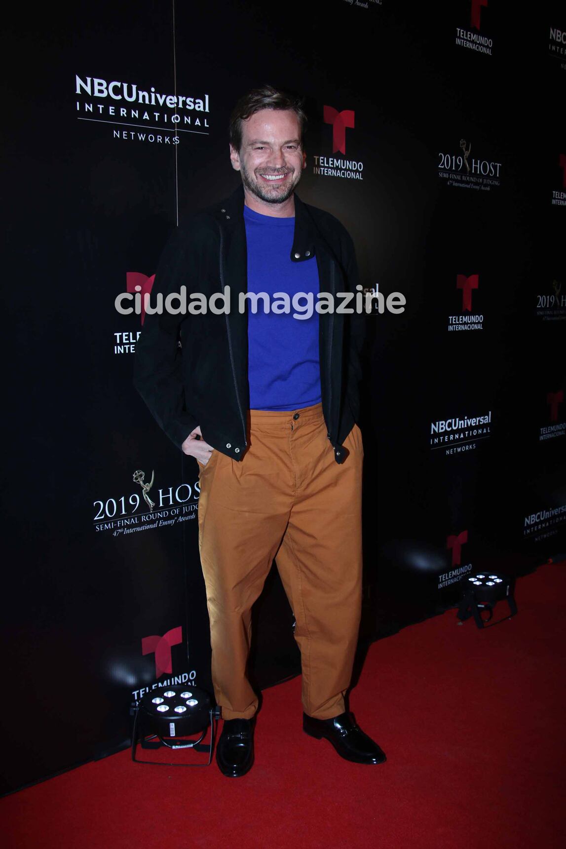 Guillermo Pfening, en la Gala de votación de los Emmy Internacionales (Foto: Movilpress)