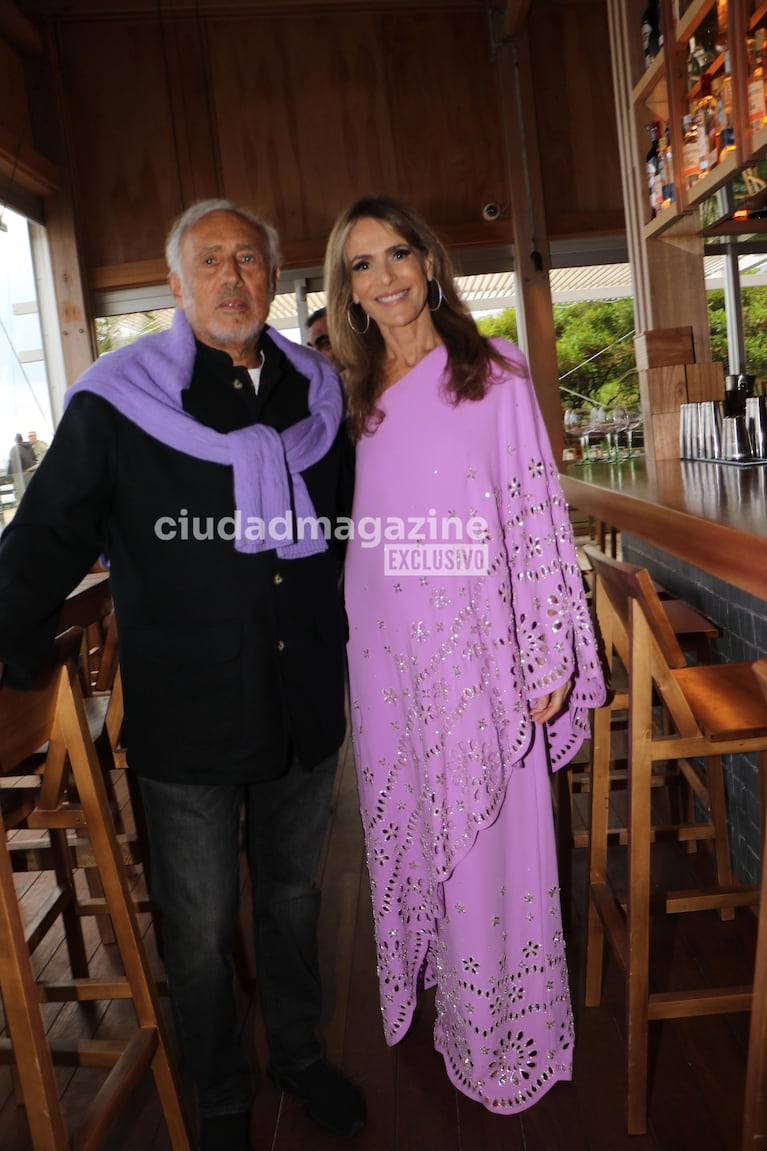 Gustavo Yankelevich y Rossella Della Giovampaola en la noche de Punta del Este (Foto: RS).