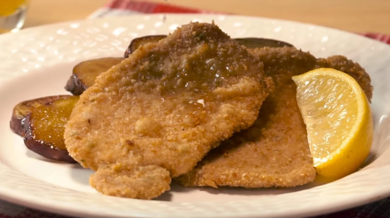 Hace milanesas de cerdo con batatas agridulces: una receta fácil para seguir 