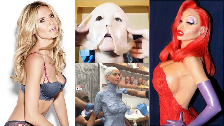 Heidi Klum y su increíble transformación para Halloween: ¡mirá cómo se convirtió en Jessica Rabbit!